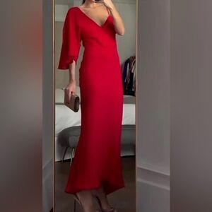 ZARA SEMI-FORMAL MIDI DRESS - S2538